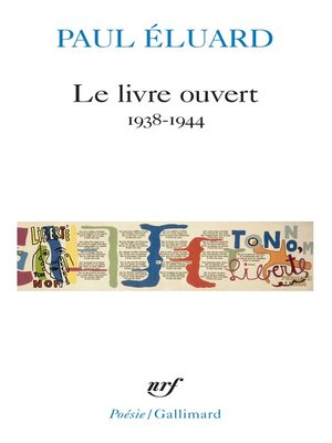 cover image of Le livre ouvert (1938-1944)